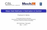 Mean-field Methods in Estimation & Control