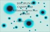 Disciplinas canonicas y practicas contemporaneas