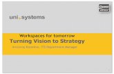 Workspaces for Tomorrow: Turning Vision to Strategy