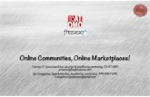Online Communities, Online Marketplaces!