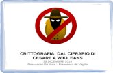 Crittografia: dal cifrario di Cesare a Wikileaks
