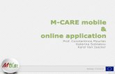 M-CARE mobile and online platform
