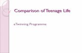 Comparison of Teenage Life