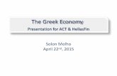 παρουσιαση σε ACT & HellasFin 22 Apr 2015