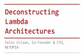Deconstructing Lambda Architectures