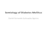 Semiology of diabetes mellitus