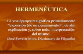 Hermenéutica - Introducción General