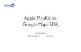 MapKit vs. Google Maps SDK @ Macoun 2014
