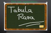 tabula rasa: προεκτάσεις