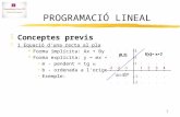 Programació Lineal