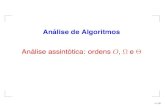 Análise de Algoritmos - Análise Assintótica