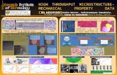 HIGH THROUGHPUT MICROSTRUCTURE-MECHANICAL PROPERTY DATA COLLECTION