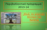 Περιβαλλοντικό Πρόγραμμα 2013-14