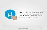 Microservices & Containers - Docker Bangalore Meetup #12