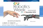 European Robotics week - University of CYPRUS - Business Model Canvas - Focus: Robotics 28 November 2014