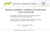 Electro-catalytic oxidation of cellulose  at Au electrode by Ari Ivaska