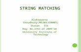 String matching algorithm