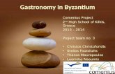 Gastronomy in byzantium