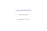 openMP loop parallelization