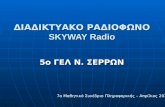 Skyway Radio διαδικτυακο ραδιοφωνο 5ου Γελ Σερών