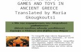 Games and toys in ancient greece translated by maria gkougkoutsi