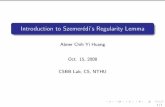 Introduction to Szemerédi regularity lemma