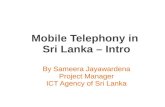 Mobile telephony in sri lanka -  an intro
