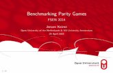 Benchmarking parity games