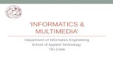 Παρουσίαση Μεταπτυχιακού Προγράμματος (ΠΜΣ) Πληροφορική και Πολυμέσα - Msc in Informatics & Multimedia