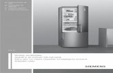 Manual siemens   frigorífico ku15 ra65