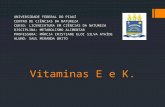 Vitaminas E e K