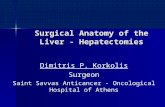 Surgical Anatomy of the Liver : Ηepatectomies - Dimitris P. Korkolis
