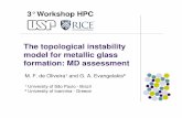 "The topological instability model for metallic glass formation: MD assessment". Prof. Dr. Marcelo Falcão - EESC/USP