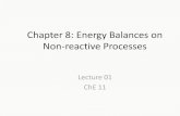 Lecture 01 Energy Balances No Reaction