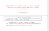 Risk Neutral Valuation the Black-scholes Model and Monte Carlo