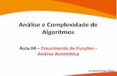 Analise e Complexidade de Algoritmos - Aula 4
