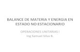 001 - Balance Mat y Energia en Estado No Estacionario