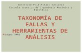 Confiabilidad y Taxonomía de Fallas