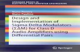 Design and Implementation of Sigma Delta Modulators (ΣΔM) for Class D Audio Amplifiers Using Differential Pairs