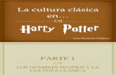 La Cultura Clásica en Harry Potter