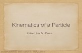 Kinematics of a Particle