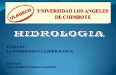 HIDROLOGIA CLASE 1 La Atmosfera y La Hidrologia