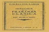 Kroll, Wilhem - Historia de La Filolog­a Clsica