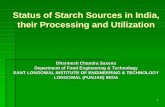 Starch Sources Processing in India