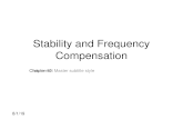 Lecture 14 Stability and Frequency Compensation