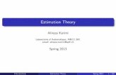Estimation Theory