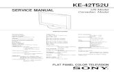 Sony Ke 42ts2u Service Manual (9 978 750 01)