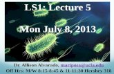 Ls1 s13 Lecture5