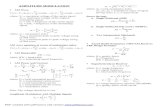 COMMUNICATIONS Formulas and Concepts