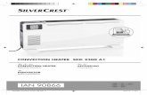 Covnection Heater θερμοπομπός Silvercrest 90866 EN_EL